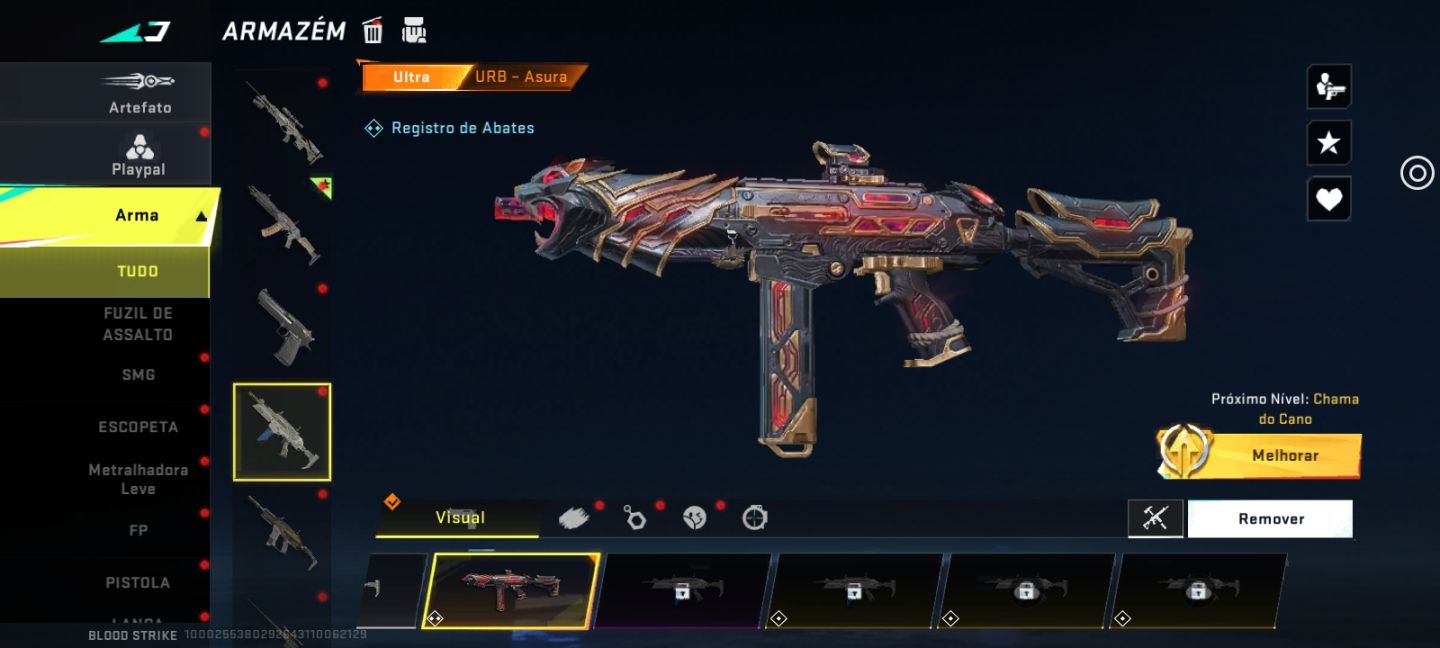 Conta Blood Strike Nível 34 c/ Lendárias e Emote Trono