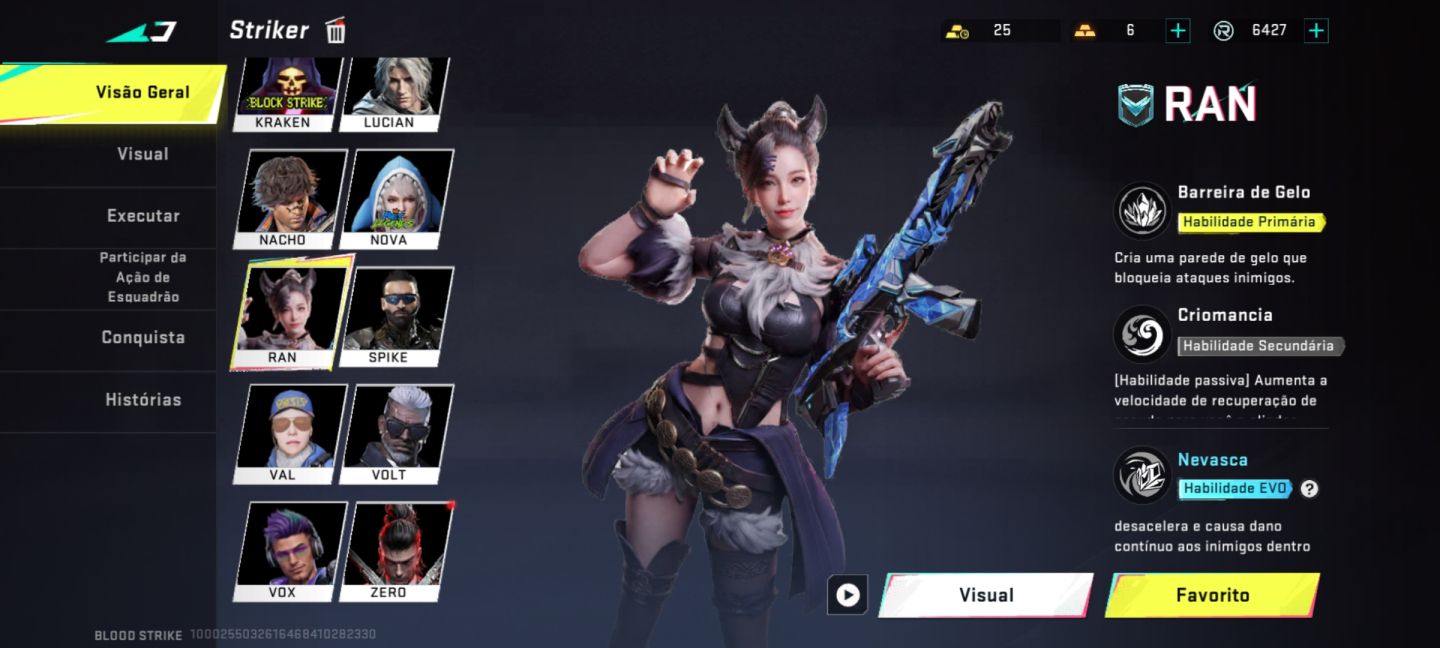 Conta blood strike muito rara com várias skins de colab e eternas