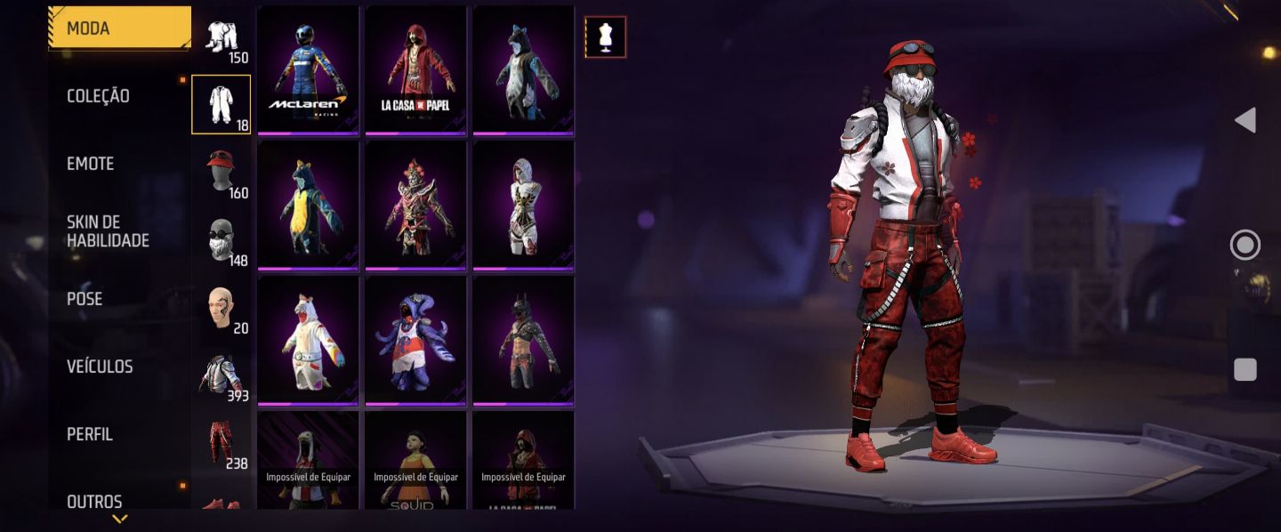 (MAIS EM CONTA) Conta de free fire (FF) gemada