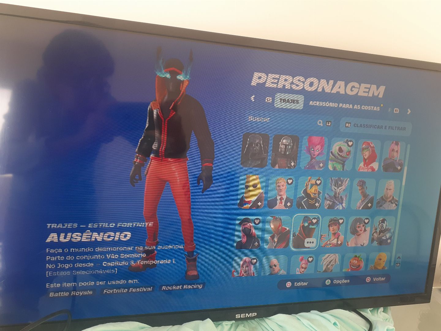 Conta braba de fortnite
