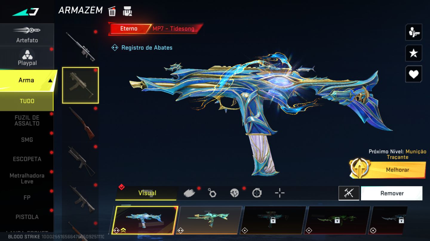 BLOOD STRIKE | LVL 50 | MÍTICO | SCAR EVO | MUITAS SKINS + VISUAIS DE COLAB