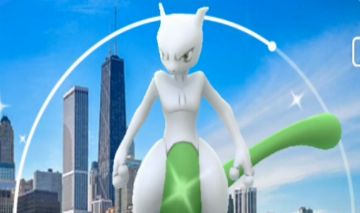 Mewtwo Shiny com Fundo Especial Chicago - Nível 50