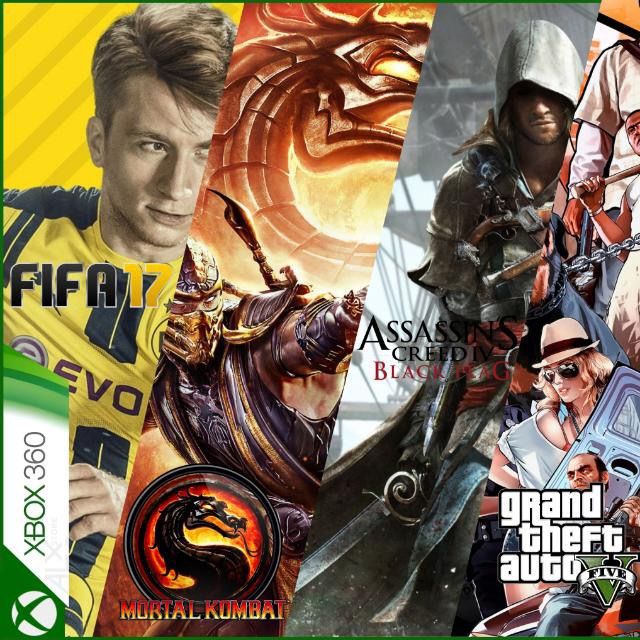 Jogos para Xbox 360 (Midia Compartilhada) suporte por 30 dias