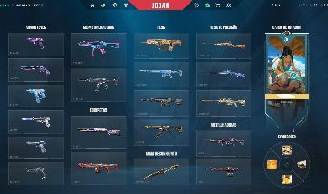 Conta VALORANT com 49 SKINS + INFOS NO ANUNCIO + NEGOCIÁVEL