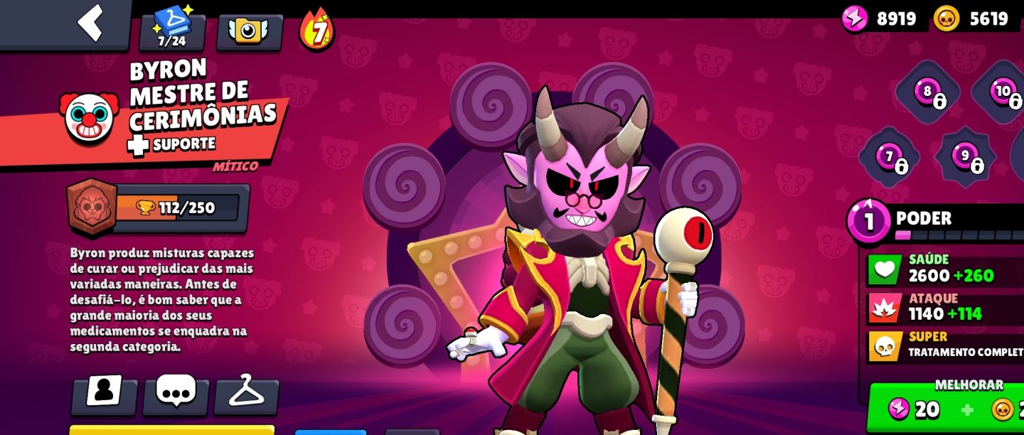 Conta de brawl com as melhores skin pra você se divertir