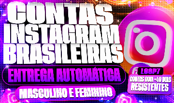 CONTAS INSTAGRAM ANTIGAS IP BR +SEGUIDORES | FEM/MASC (ENTREGA AUTOMATICA)