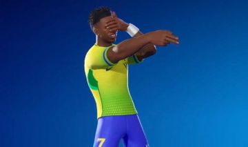 EMOTE BAILA VINI JR. CÓDIGO FORTNITE
