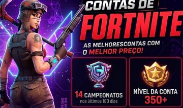 Conta Fortnite Campeonato Liberado - 14 Camps + Lvl 350
