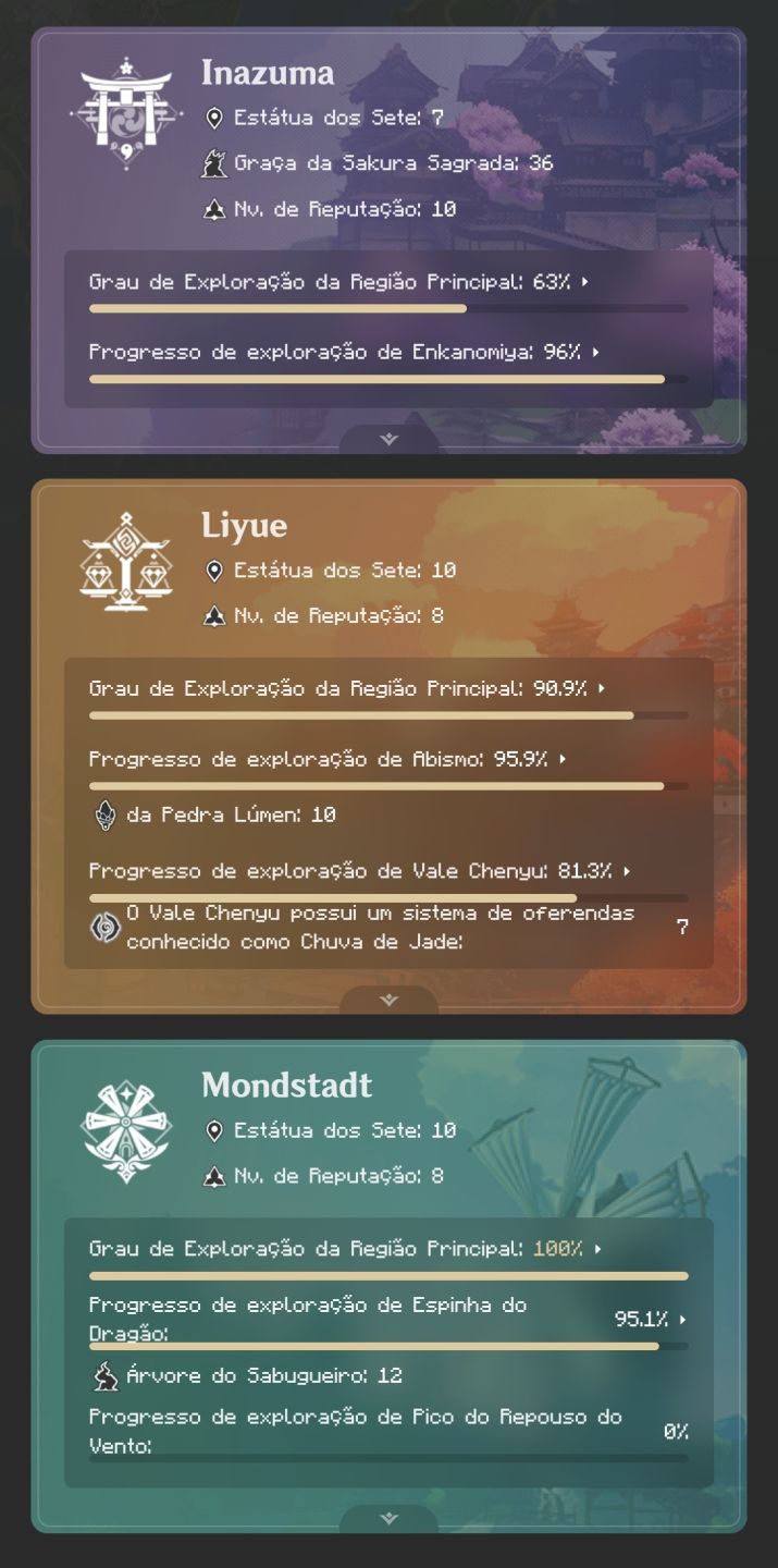 CONTA ENDGAME AR59 | MAVUIKA, NAHIDA, KAZUHA + BANNER GARANTIDO
