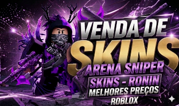 ROBLOX ARENA SNIPER- SNIPERS, LUVAS E FACAS BARATAS