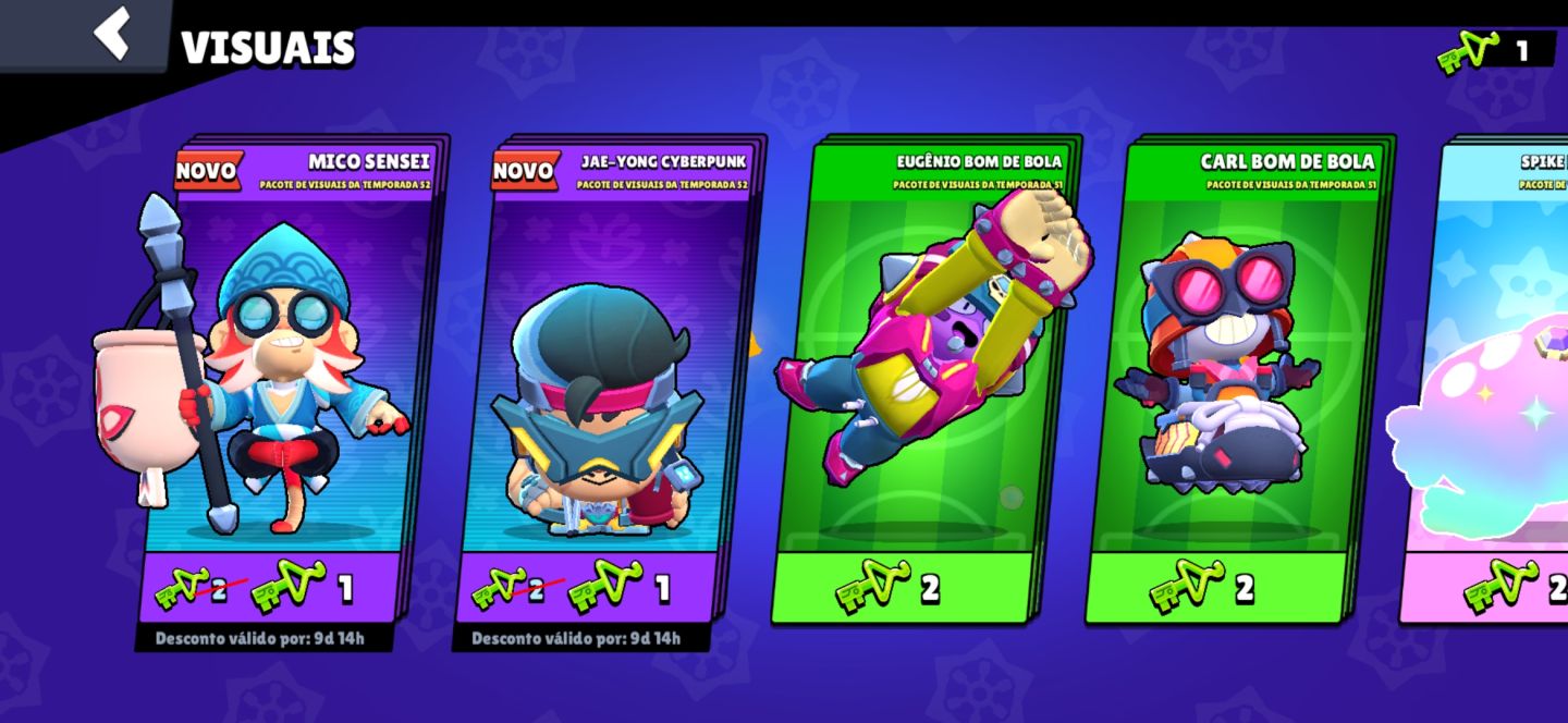 Conta de brawl 12 k de trofeus e 78 brawlers 17 hiper