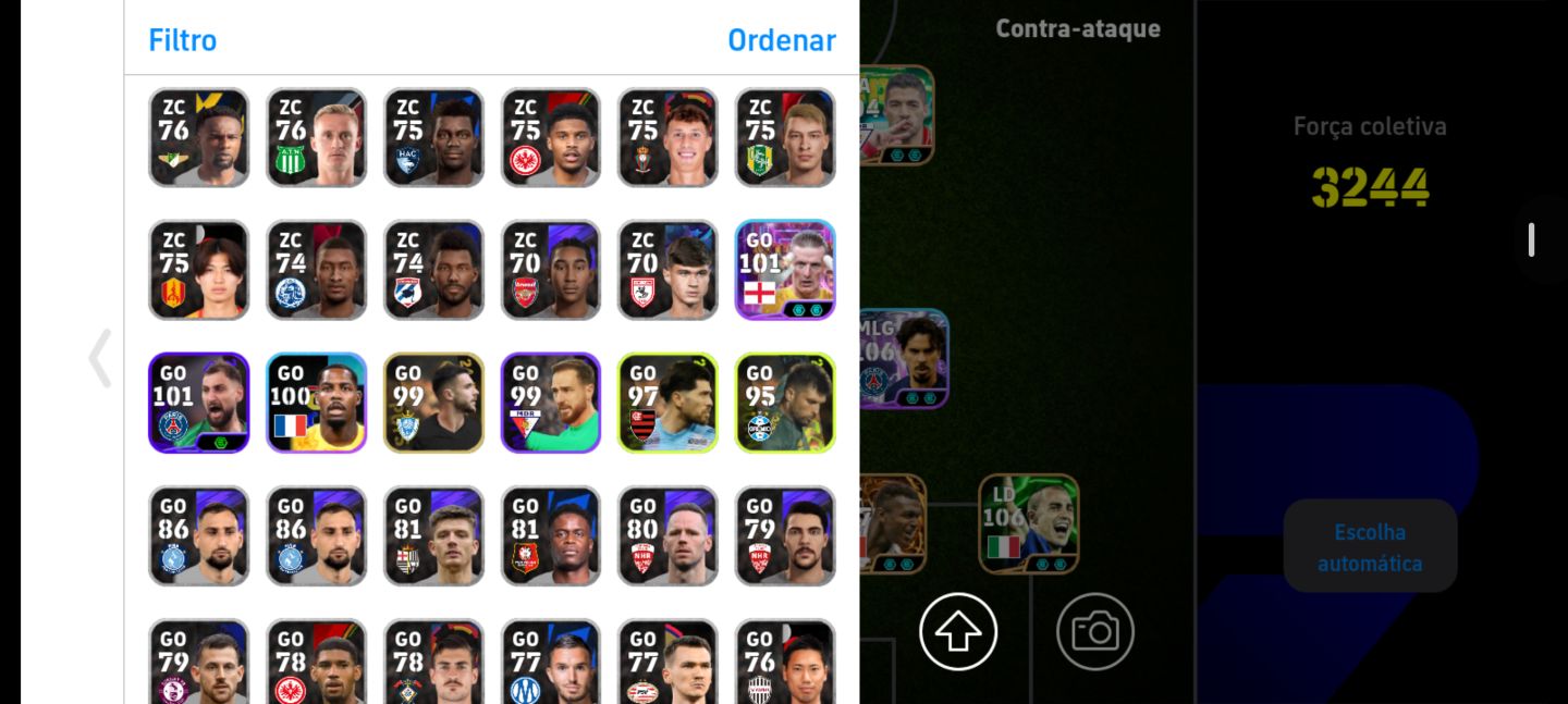 VENDE-SE CONTA EFOTEBOL 3243 DE FORÇA COLETIVA SOMENTE KONAMI ID