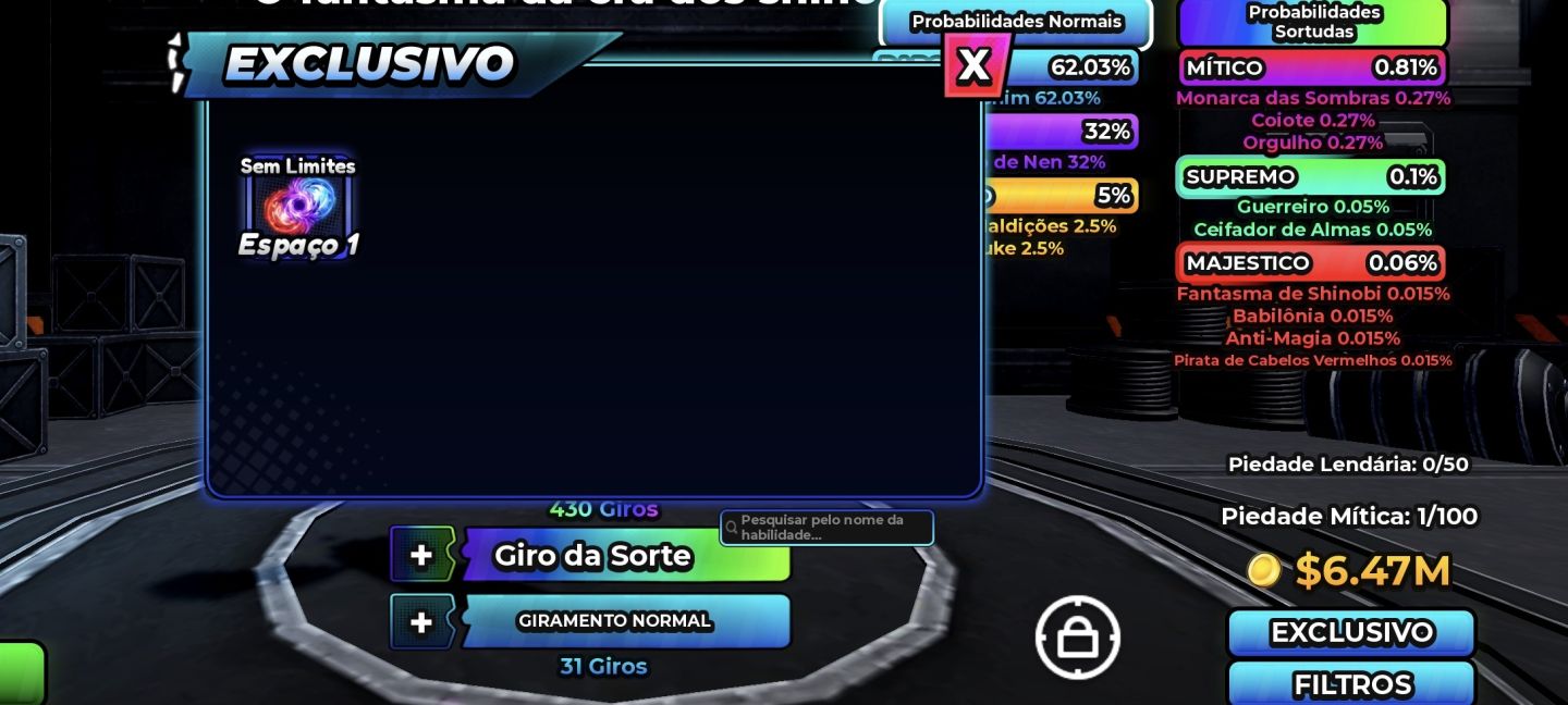 Roblox conta com vários jogos masculina/ feminina