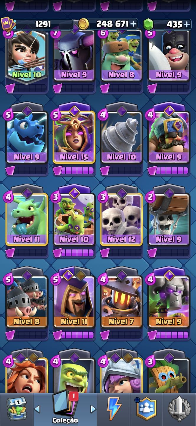 Conta clash Royale troféu: 8248