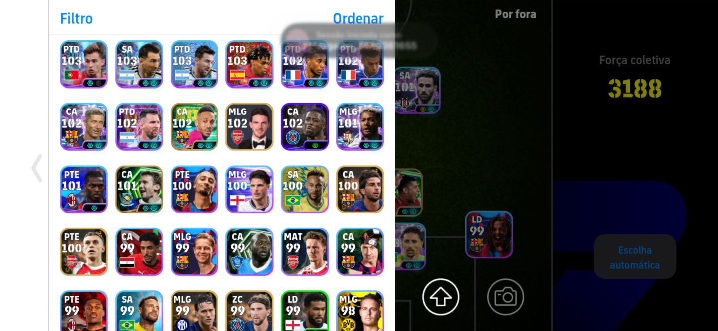 Conta efootball Meio campo bravíssimo