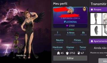 Conta feminina rara Avakin Life