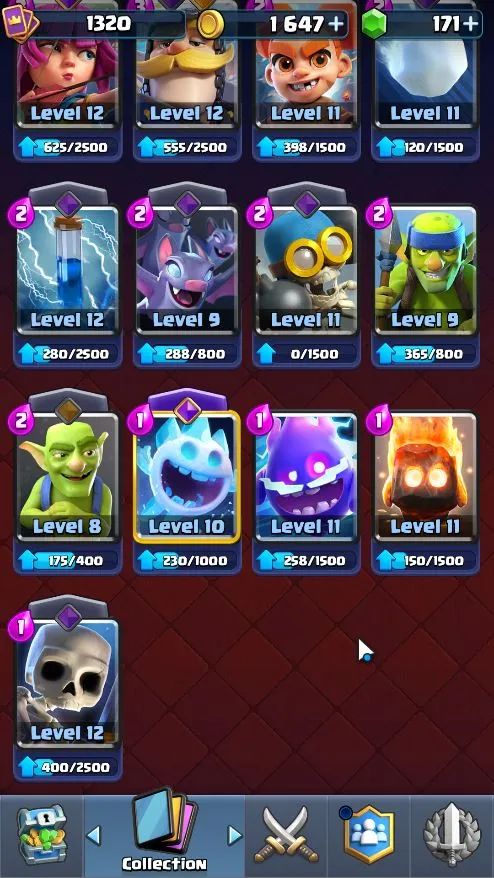 CONTA CLASH ROYALE 8.200+ TROFÉUS | 121/122 CARTAS | MEGA CAVALEIRO LVL 13