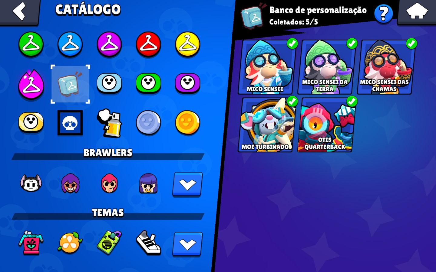 CONTA BRAWL STARS COMPLETA | 84 BRAWLERS | 22 PRESTÍGIOS