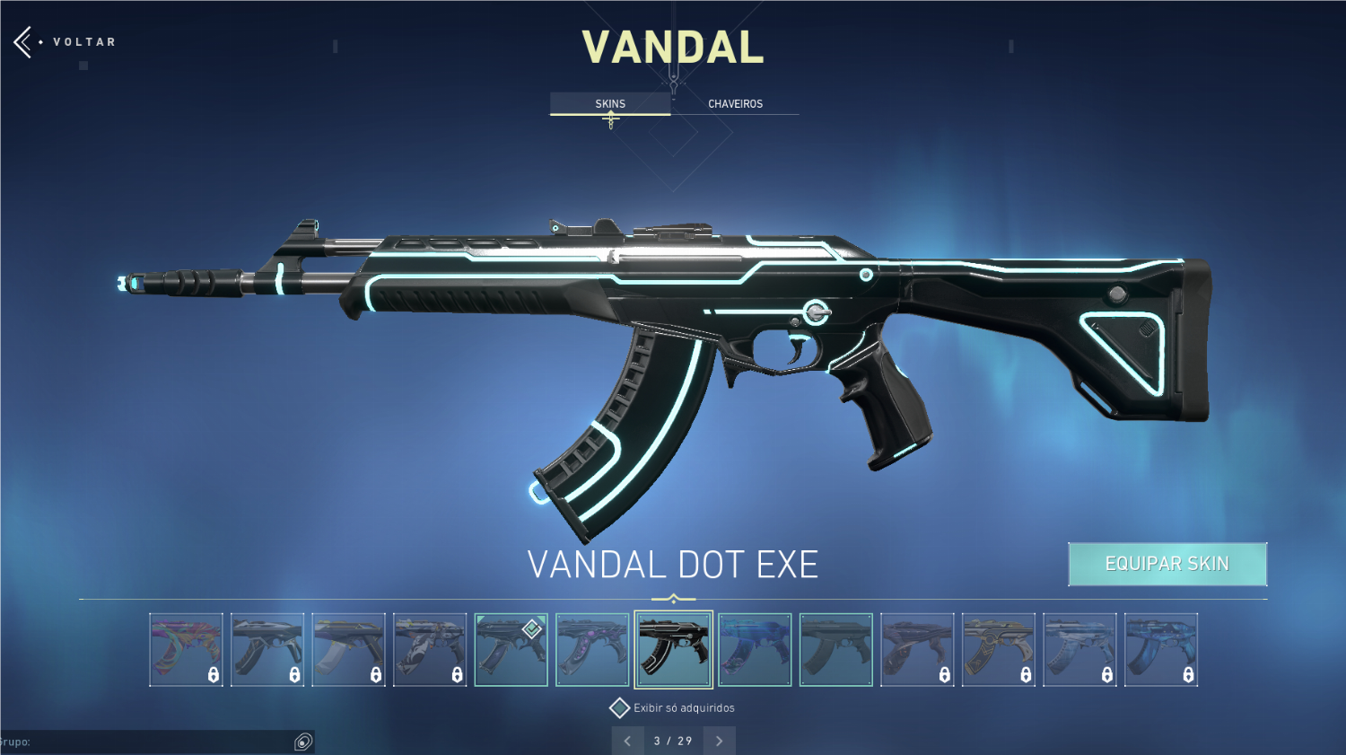 Conta Valorant com + R$ 600 em SKINS DESCONTASSO