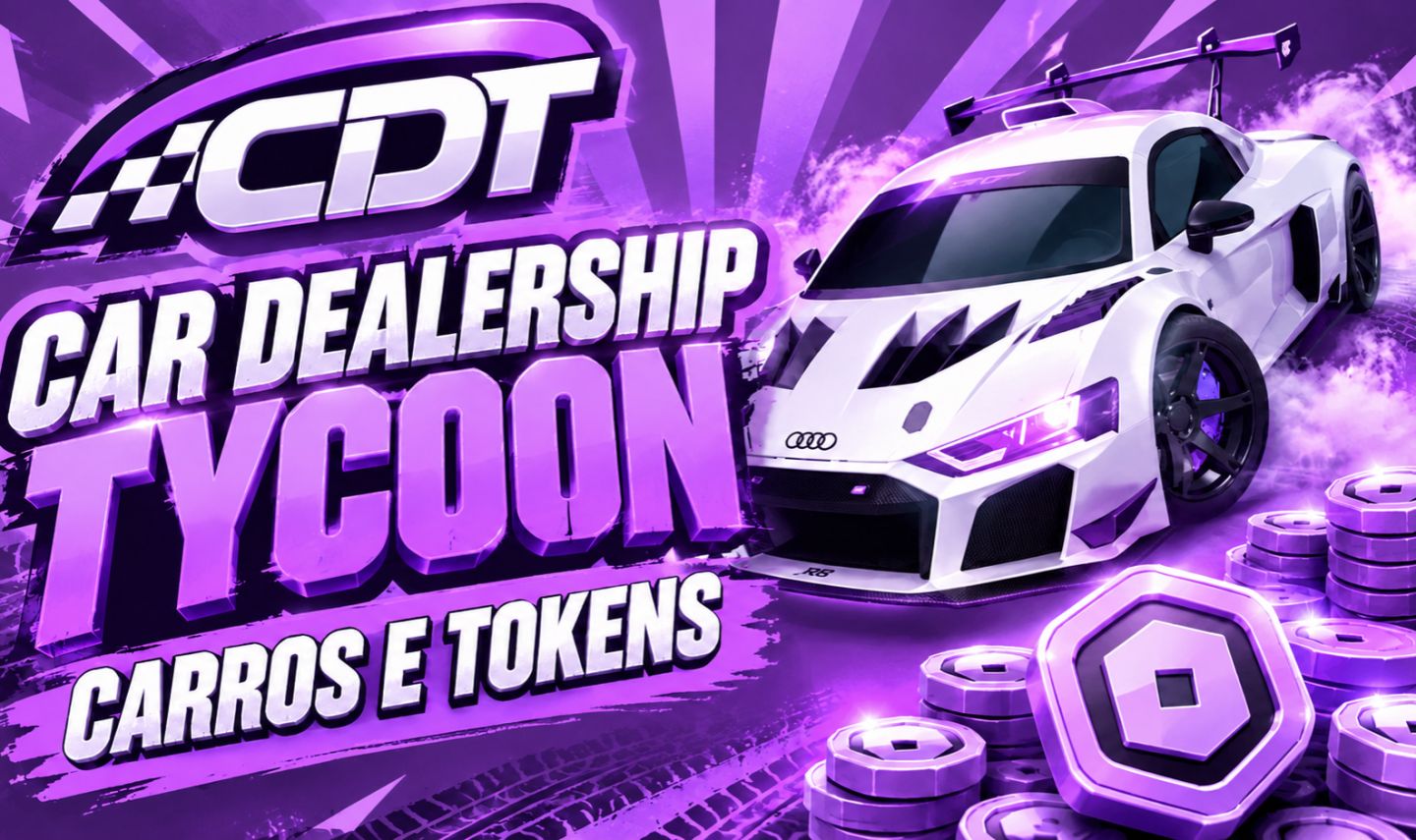 MAIS BARATO DO SITE | CDT - Car Dealership Tycoon | Carros e Tokens