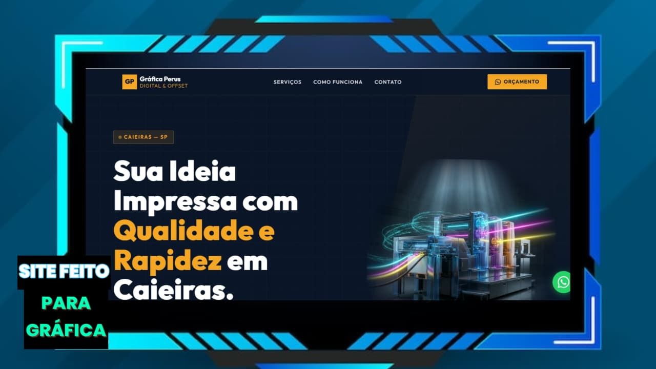 Criador de Sites - FAÇO DO SEU JEITO!!