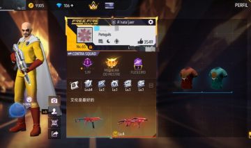 CONTA FREE FIRE GEMADA, PRIME 6, ID 8 DIGITOS RARÍSSIMA!!
