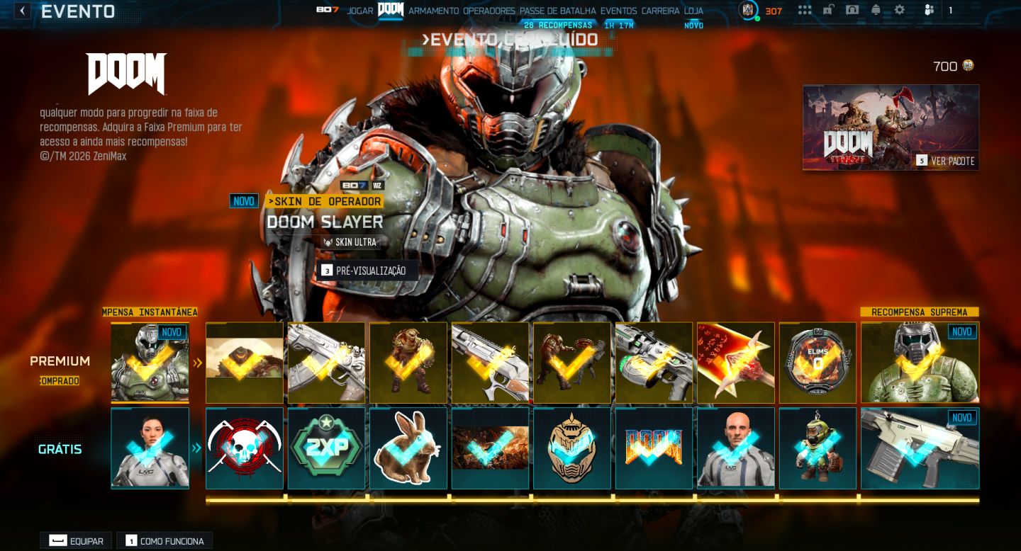 CONTA IRIDESCENT - TODOS OS PASSES DE BATALHA + BLACKCELL + MW 2019 & MW III