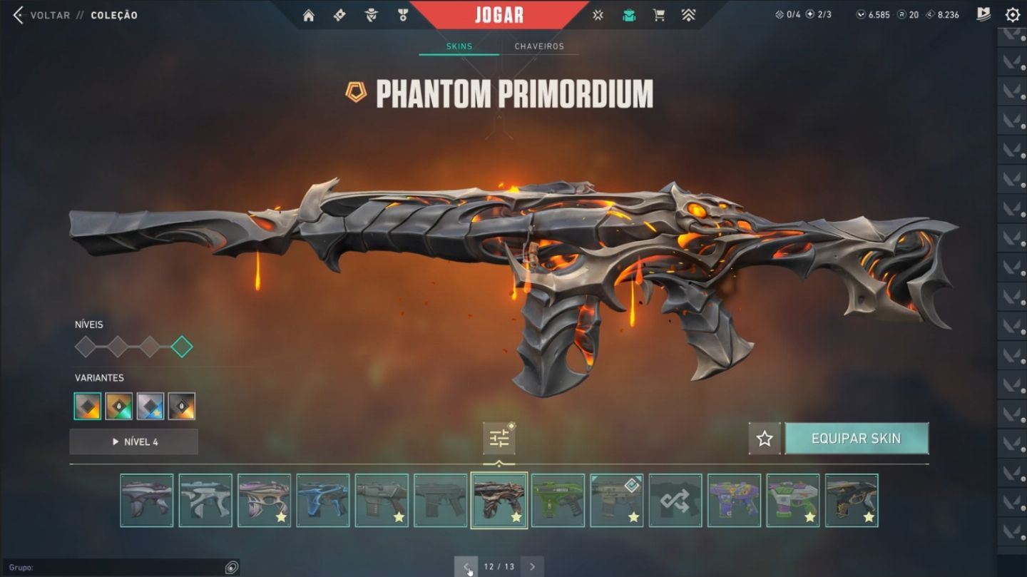 CONTA DE VALORANT 8 MIL GASTO + SKINS QUE NÃO VOLTAM MAIS