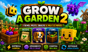 Grow a Garden 2 | Pets, Seeds e Itens Melhor preço da ggmax