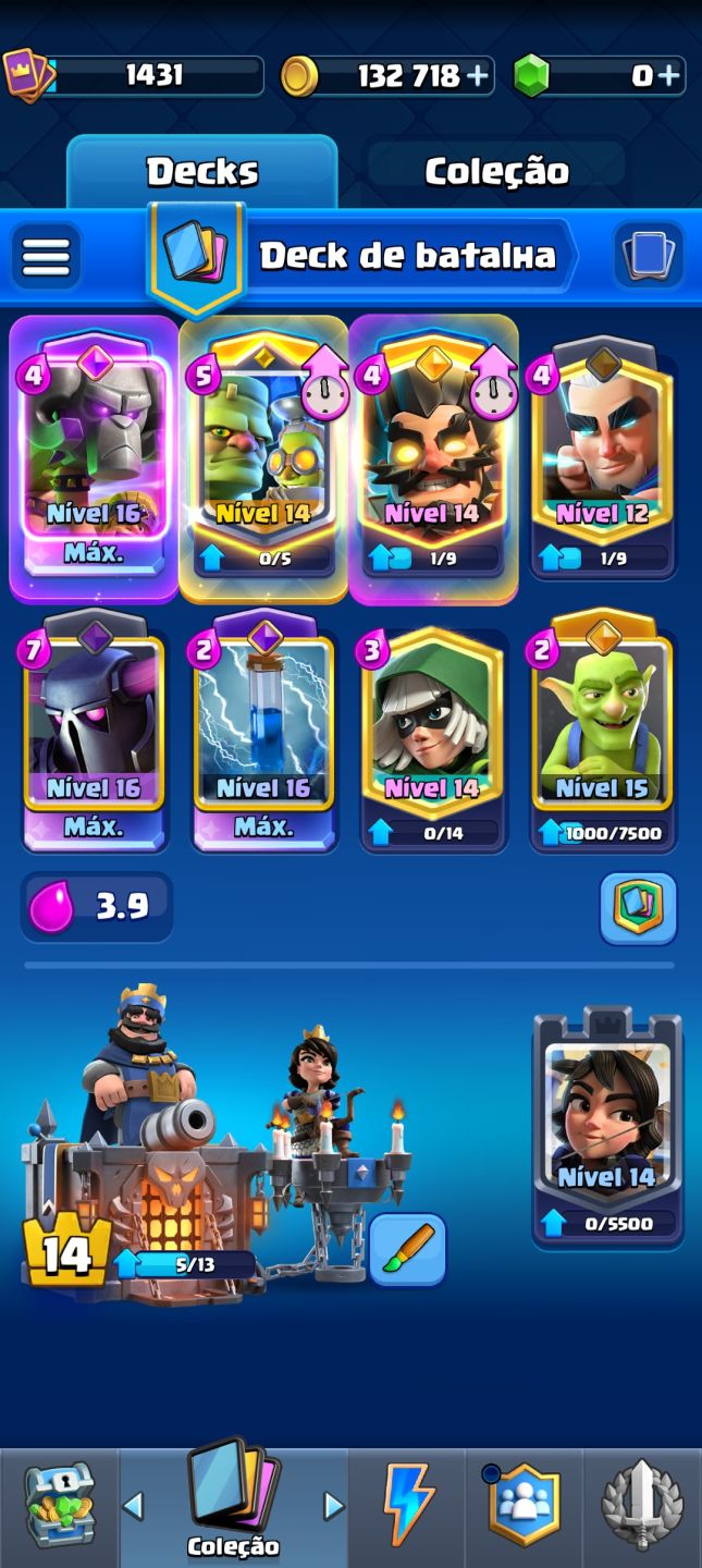 Clash Royale Conta preço revenda +12k Trofeus bridge spam Deck