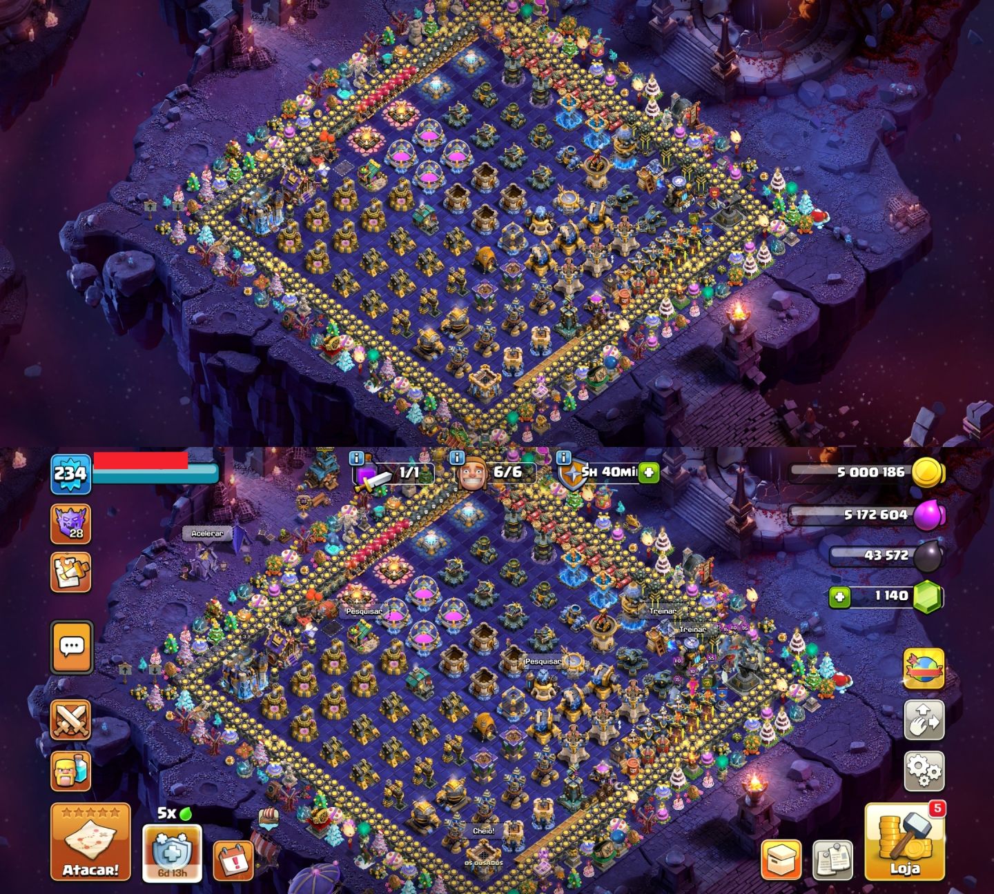 CV 18 QUASE FULL | CLÃ NÍVEL 20 | + BRINDE