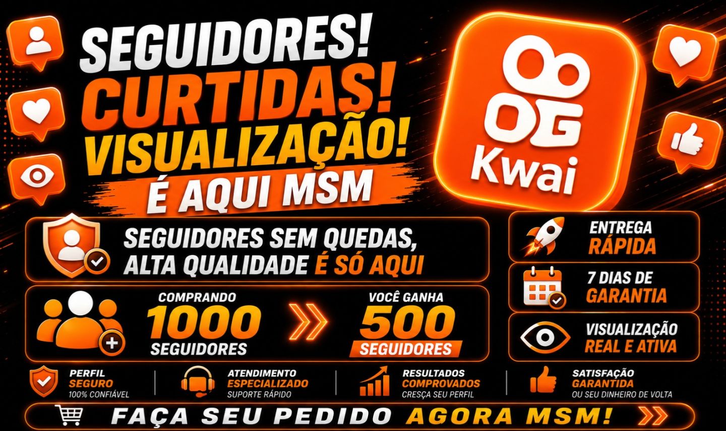 SEGUIDORES PRO KWAI SEGUIDORES BRASILEIROS SEM QUEDA