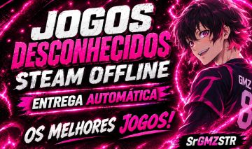 CONTAS STEAM OFFLINE - JOGOS DESCONHECIDOS - ENTREGA AUTOMÁTICA! - MELHOR PREÇO!