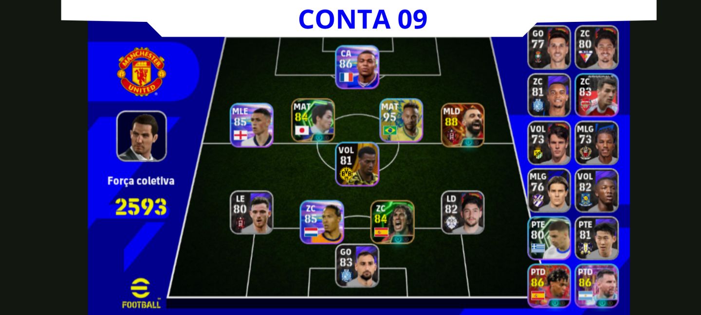 Contas Efootball Iniciais com Épicos/big Times Garantidos! Vol. 01