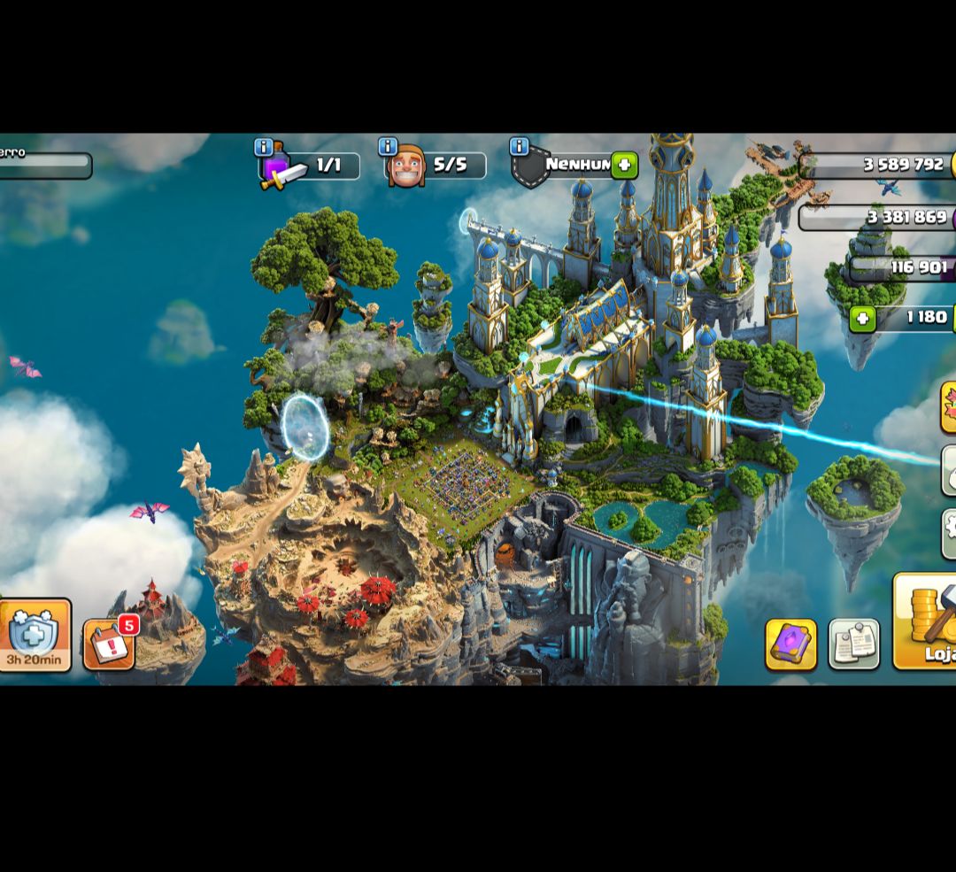 CONTAS CLASH OF CLANS