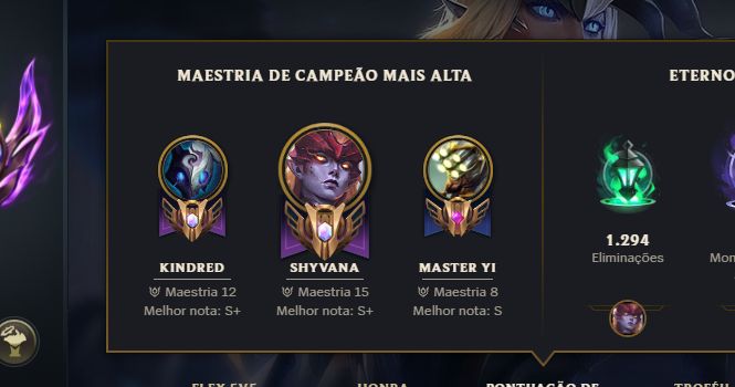 CONTA LOL MESTRE SOLO DUO E FLEX MAIN JUNGLE