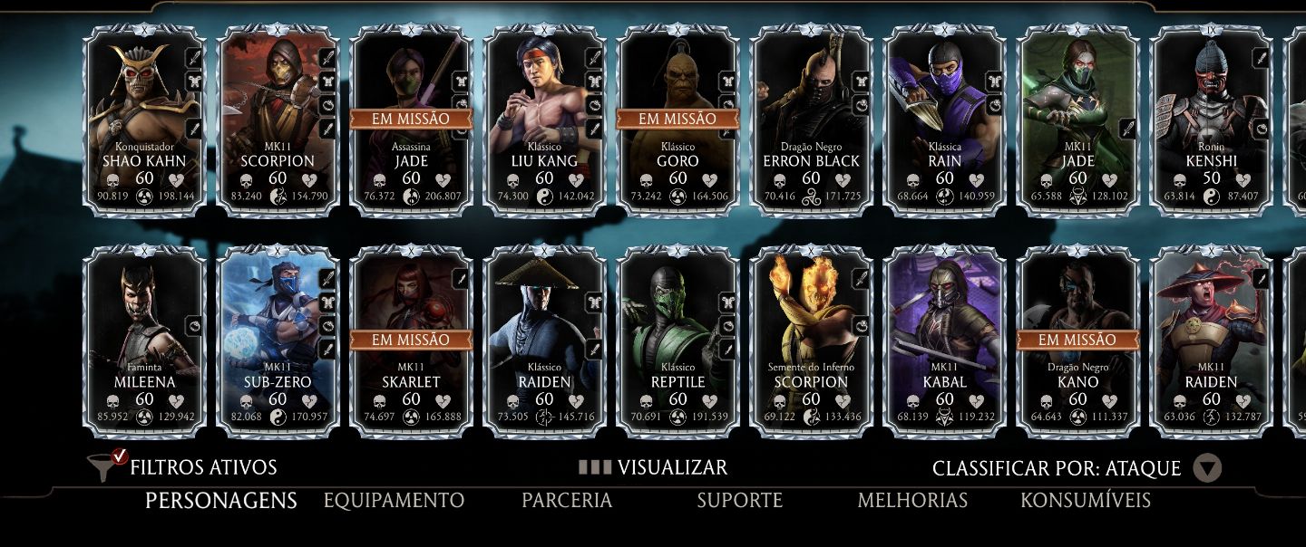 Mortal Kombat Mobile Conta Pro (IOS)
