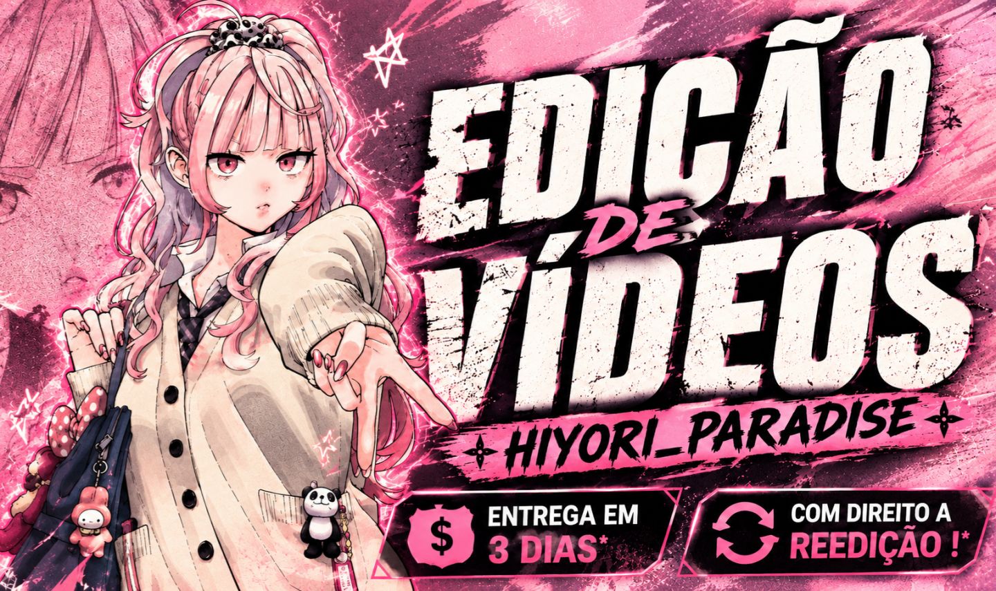 EDITO SEUS VÍDEOS PROSSIONALMENTE EM ATÉ 3 DIAS!!