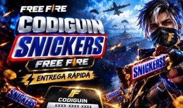 CODIGUIN SNICKERS FREE FIRE | ENTREGA RÁPIDA