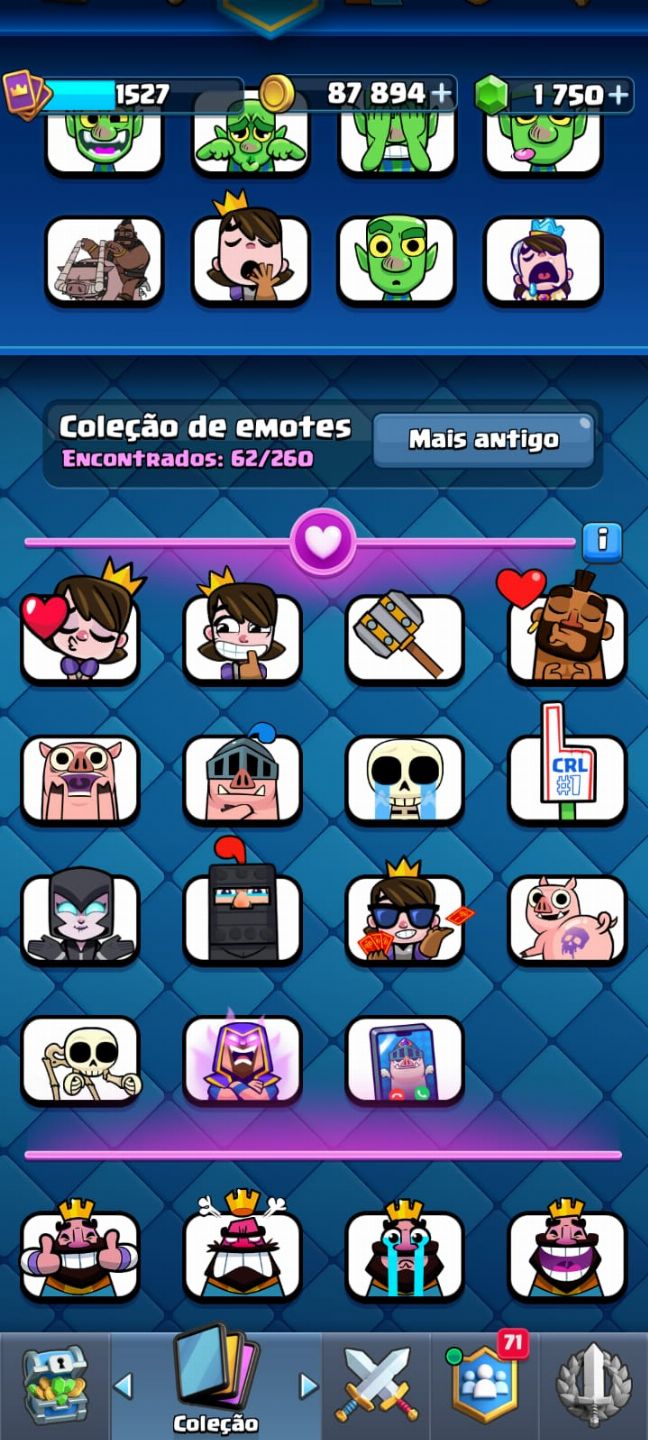 Conta Clash Royale à venda nível avançado! mande sua proposta