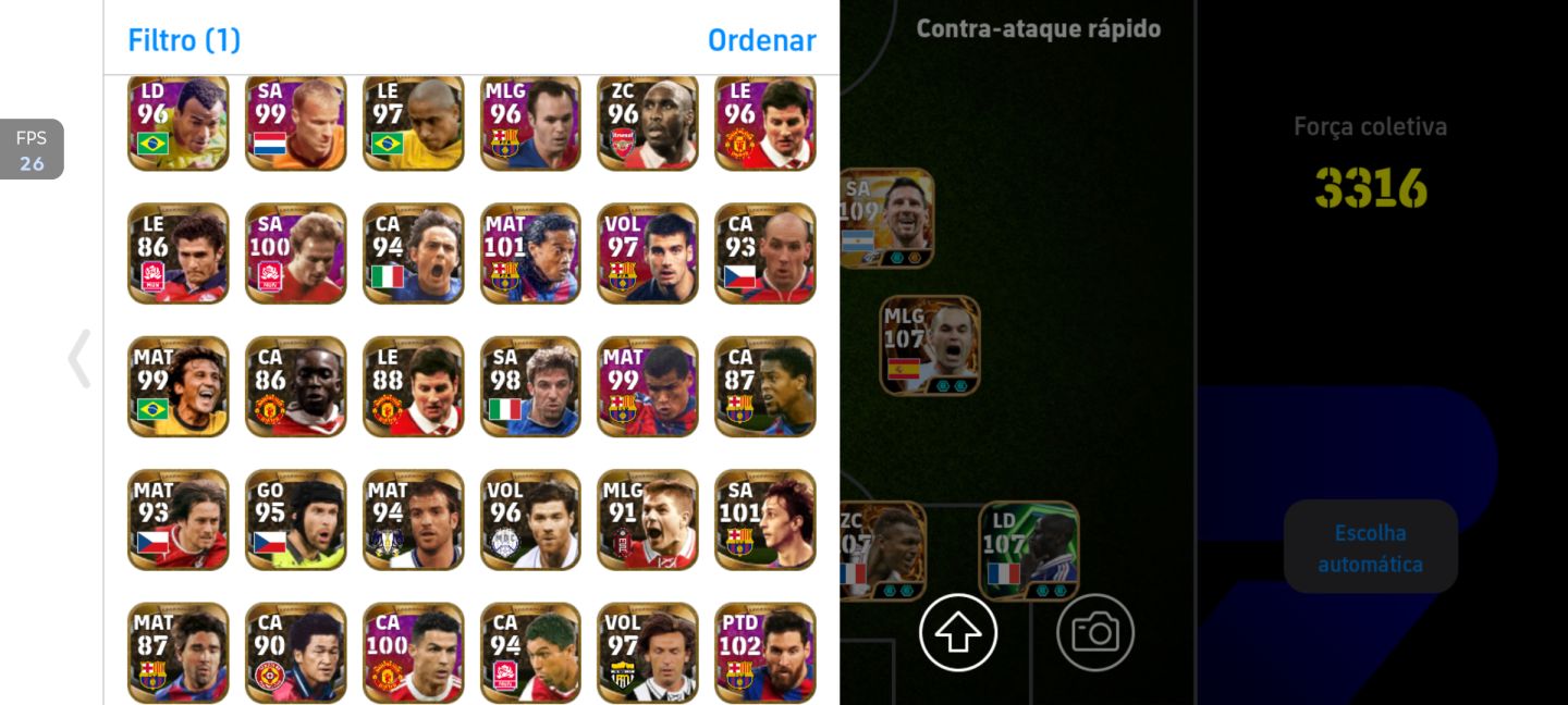 Preço negociável, conta efootball full e rara