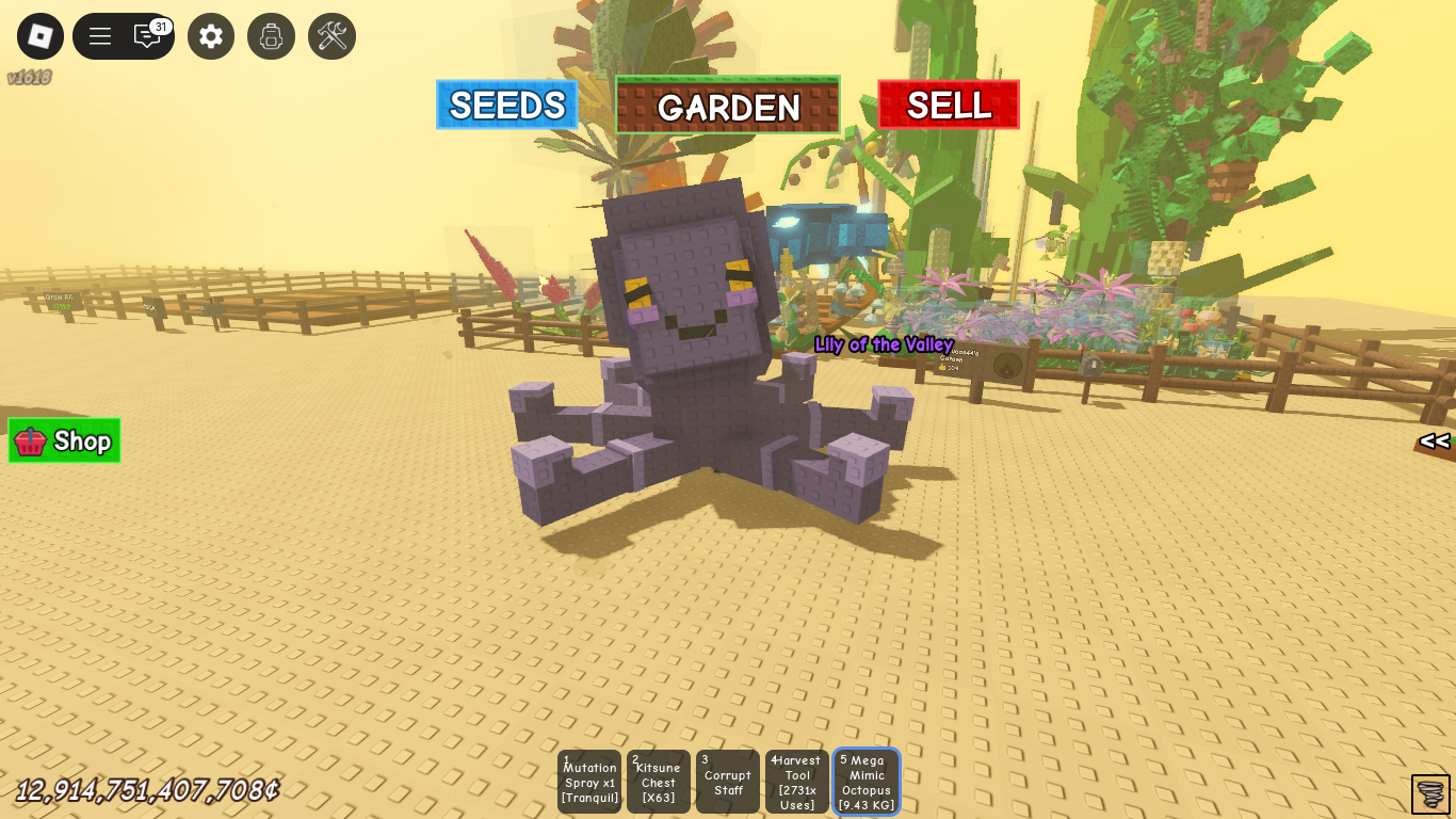 GROW A GARDEN: SPINOSAURO, MIMIC OCT, DILOPHOSAURO,RED FOX, PET NÍVEL 60 AND 45!