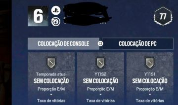 Conta de R6 PS5/PC/XBOX Level 77 com Black ice