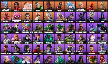 CONTA FORTNITE - 77 SKINS | PODE ALTERAR E-MAIL | Venom, Spider-Gwen, Meow Skuls