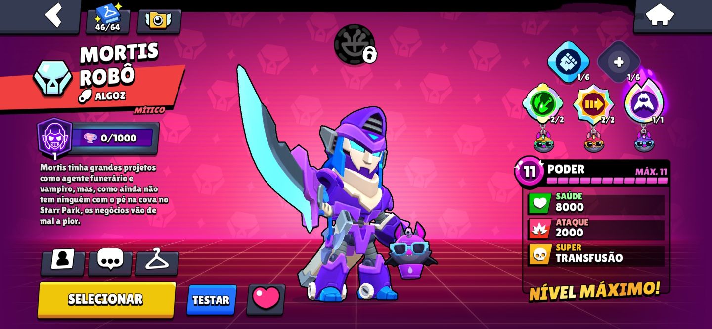 Essa conta muito boa de brawl stars conta full
