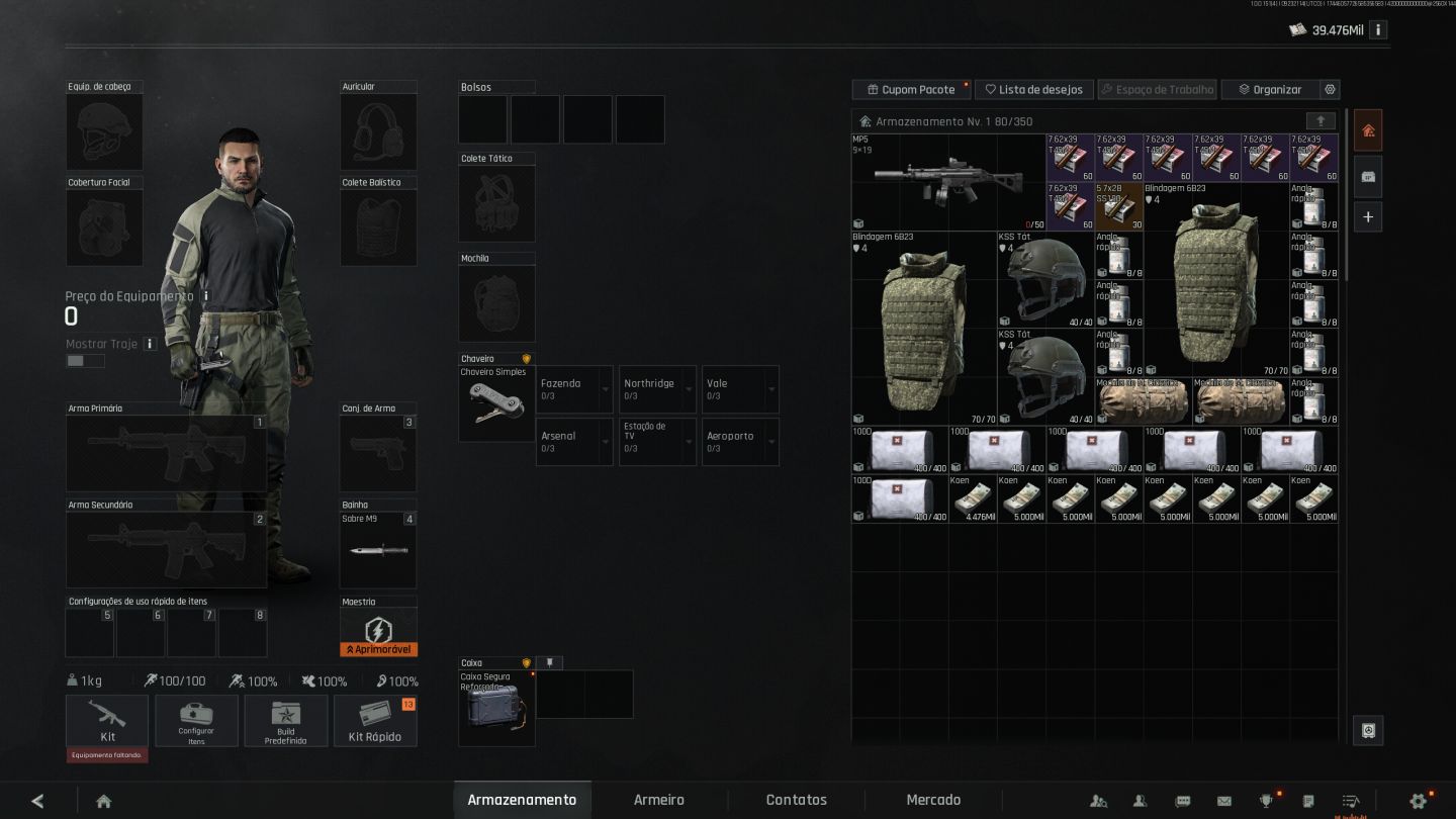 Conta 18- conta arena breakout -PC- 41m basicamente tudo em KOEN- 39 em koens