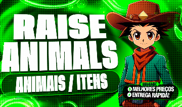 [MOSASAURUS] RAISE ANIMALS - ANIMAIS E ITENS NO MELHOR PREÇO! (ENTREGA RÁPIDA)