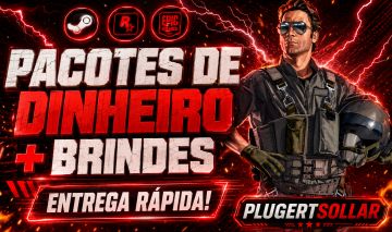 Up de Conta GTA 5 Online PC | Dinheiro, Desbloqueios, Trajes, Nível e Brindes