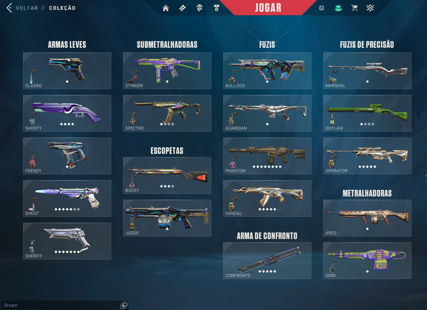 Conta Valorant Skins Kuronami, champion 2023 , singularidade, saqueador etc...
