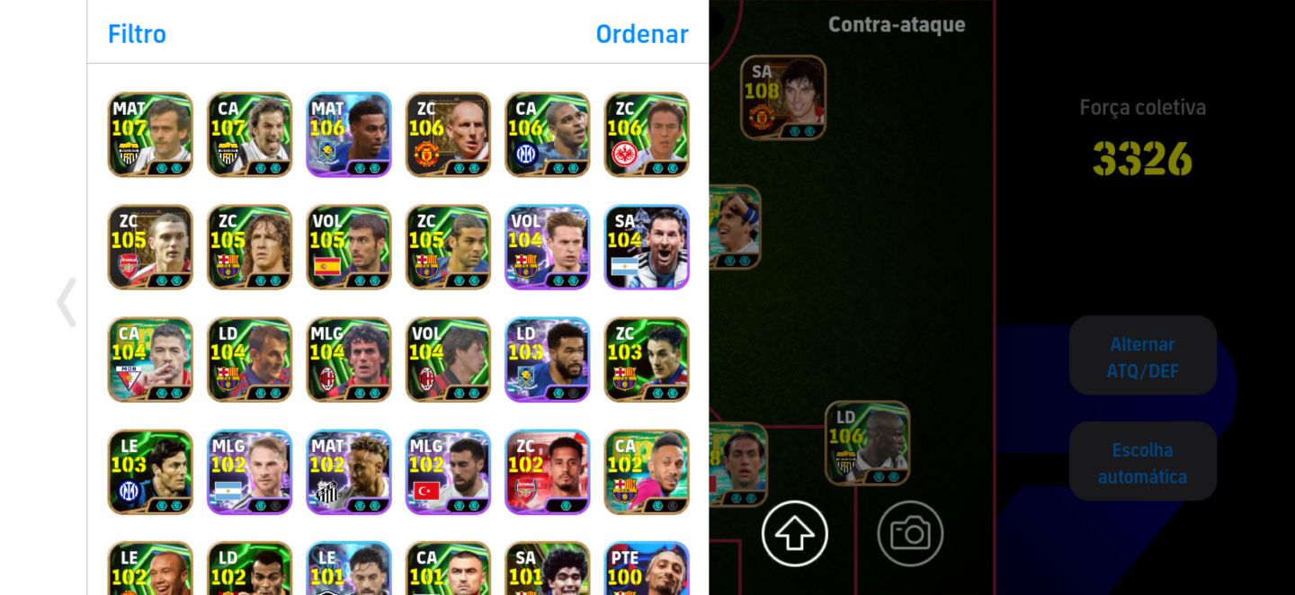 Conta efootball 3332 de força